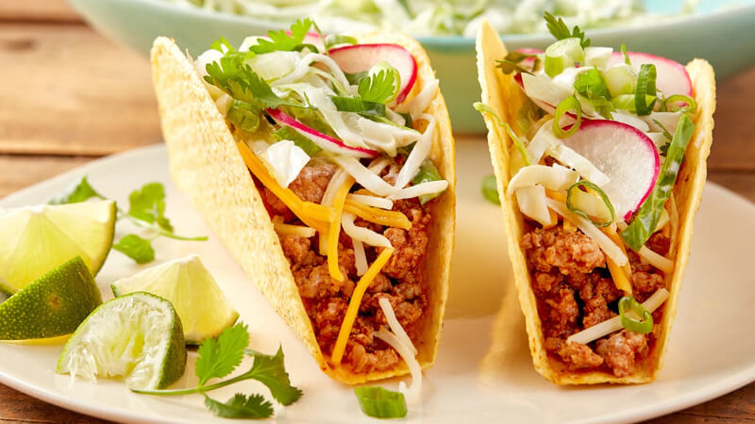 Chorizo Pork Tacos with Creamy Slaw